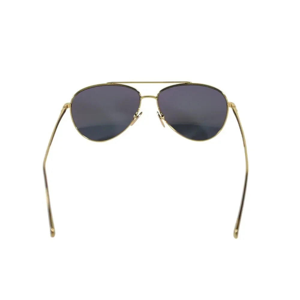 Isabel Marant Metal Aviator Sunglasses - Yellow Gold / Yellow Mirror - NWT